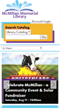 Mobile Screenshot of mcmillanlibrary.org
